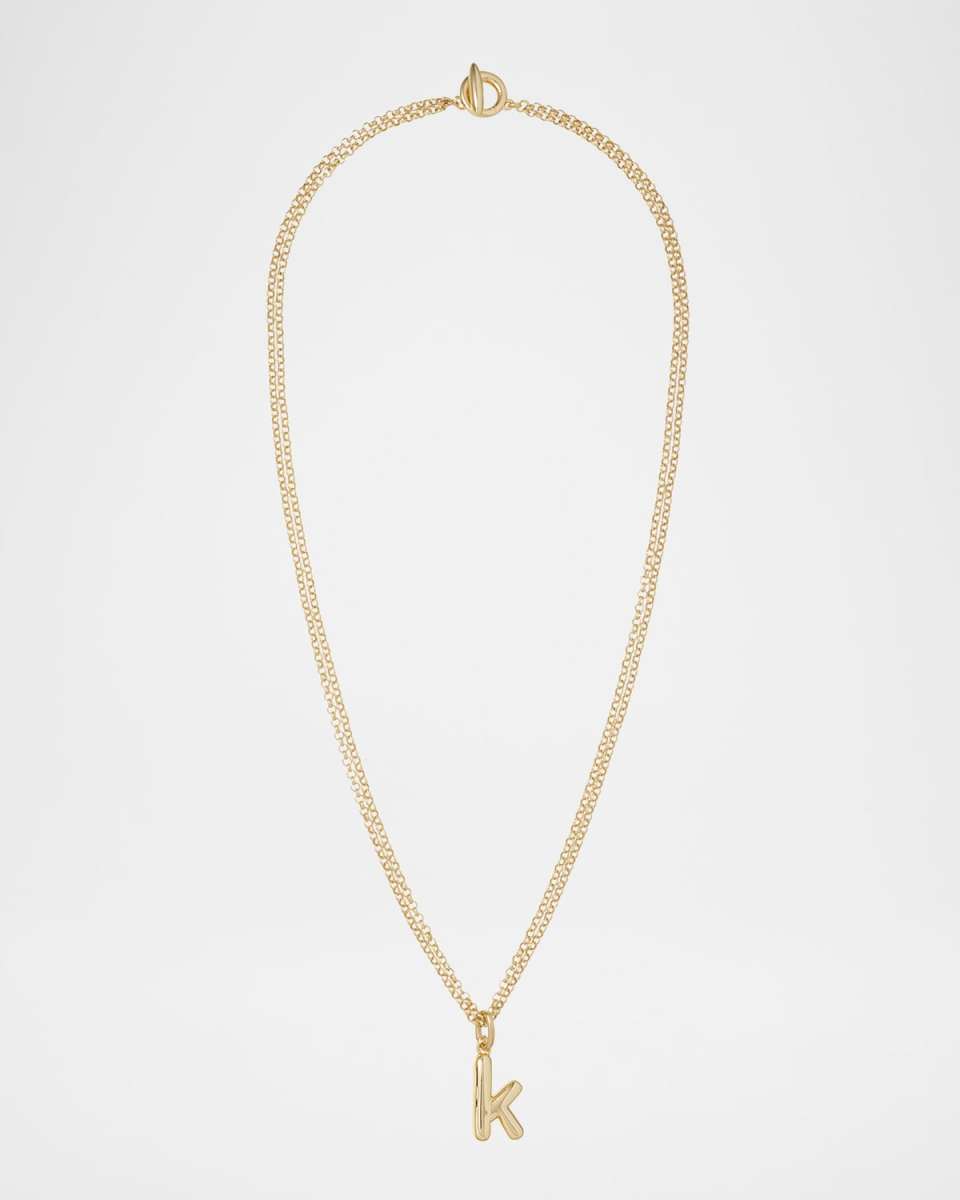 The Puffy Initial Necklace